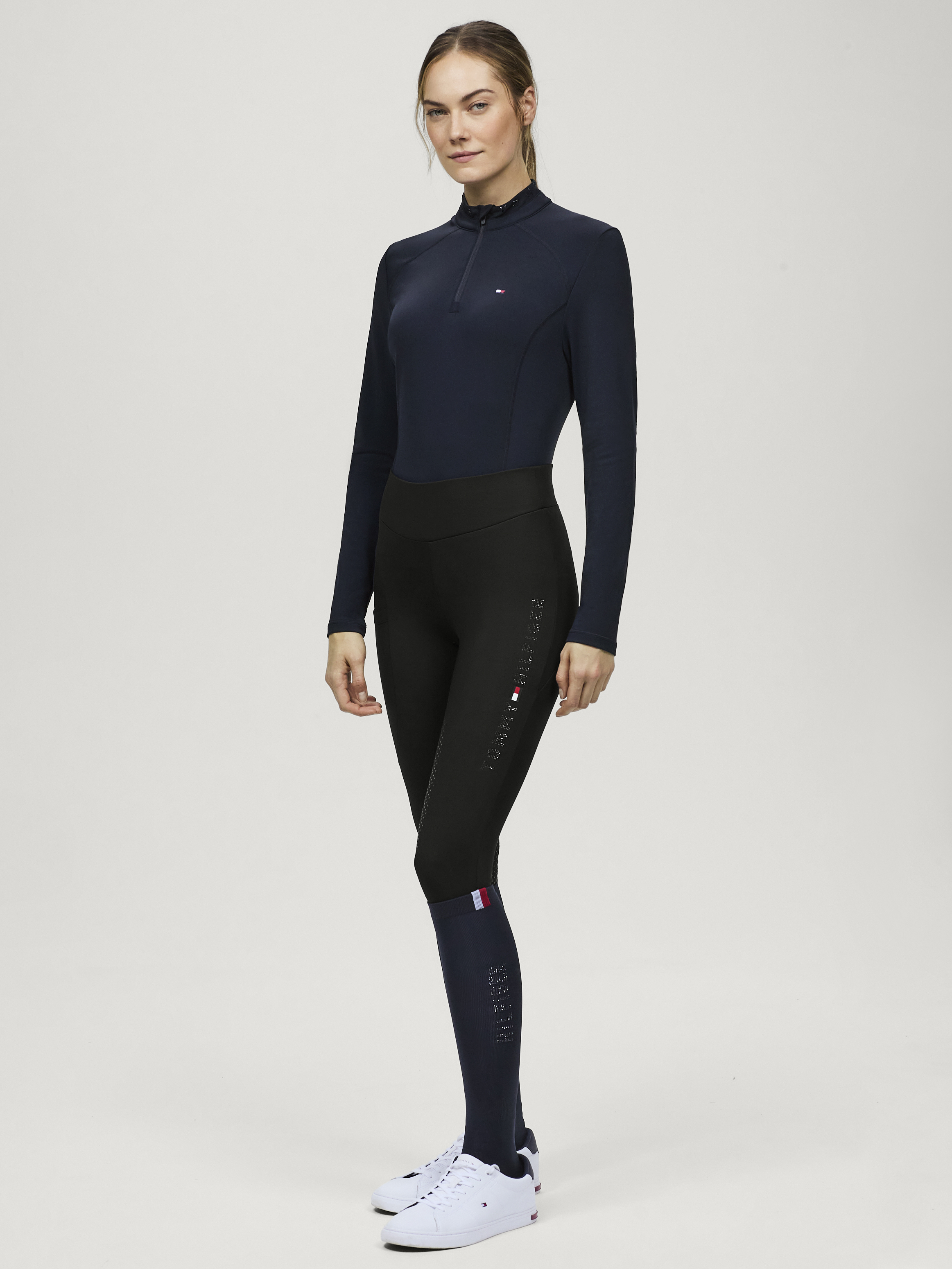Tommy Hilfiger Equestrian Reitleggins FG Elmira Rhinestone, schwarz