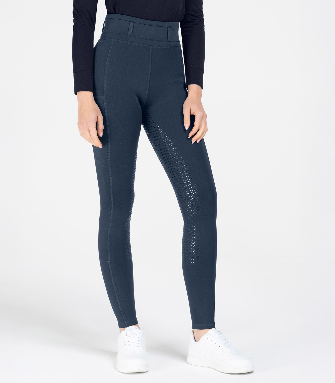 Waldhausen Kinder Winter Reitleggins Ella Thermo, nachtblau
