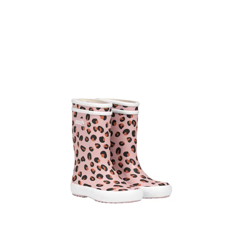 Aigle Lolly Pop Gummistiefel Leopard, rosa