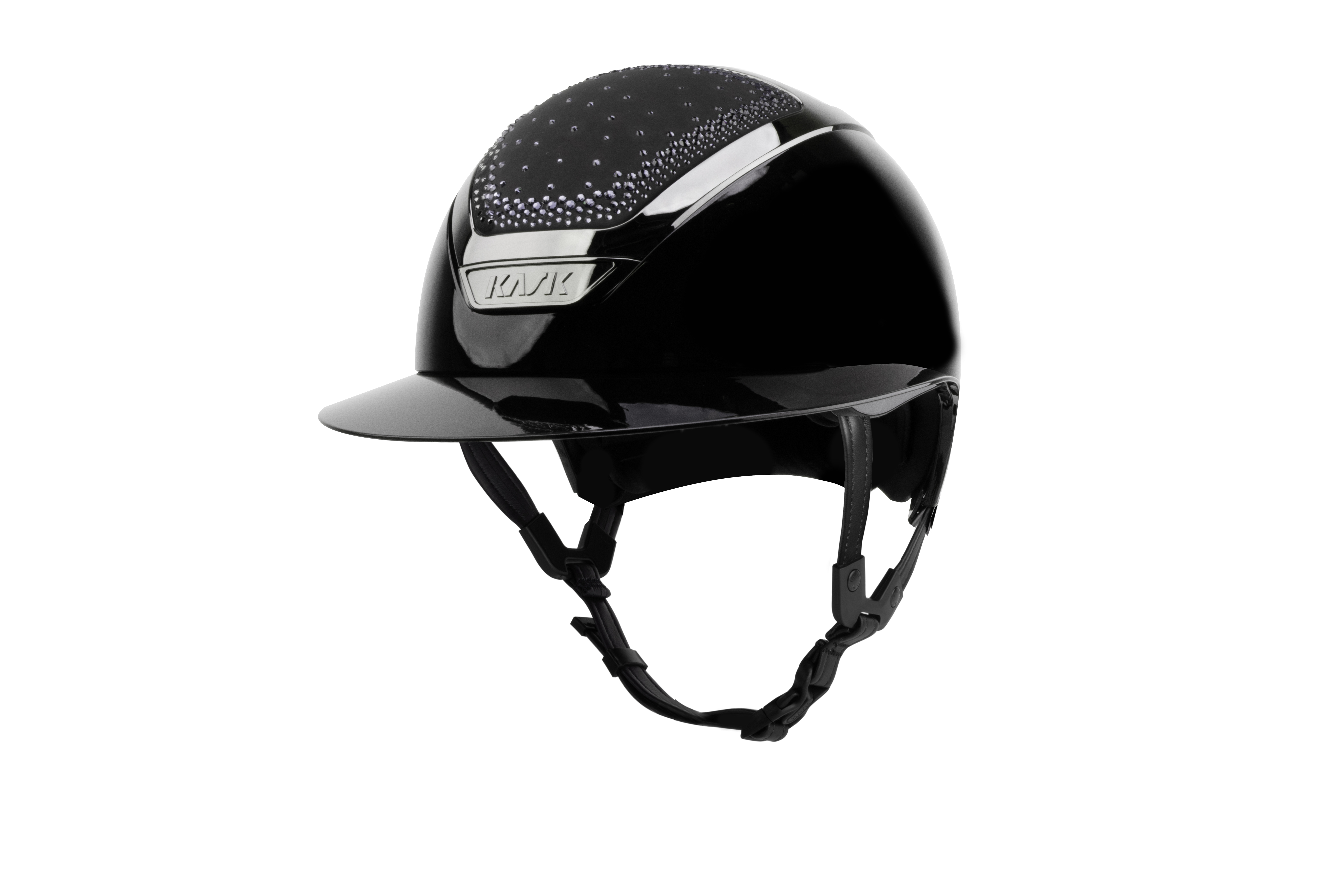 Kask Helm Star Lady Pure Shine Swarovski In/Out, schwarz