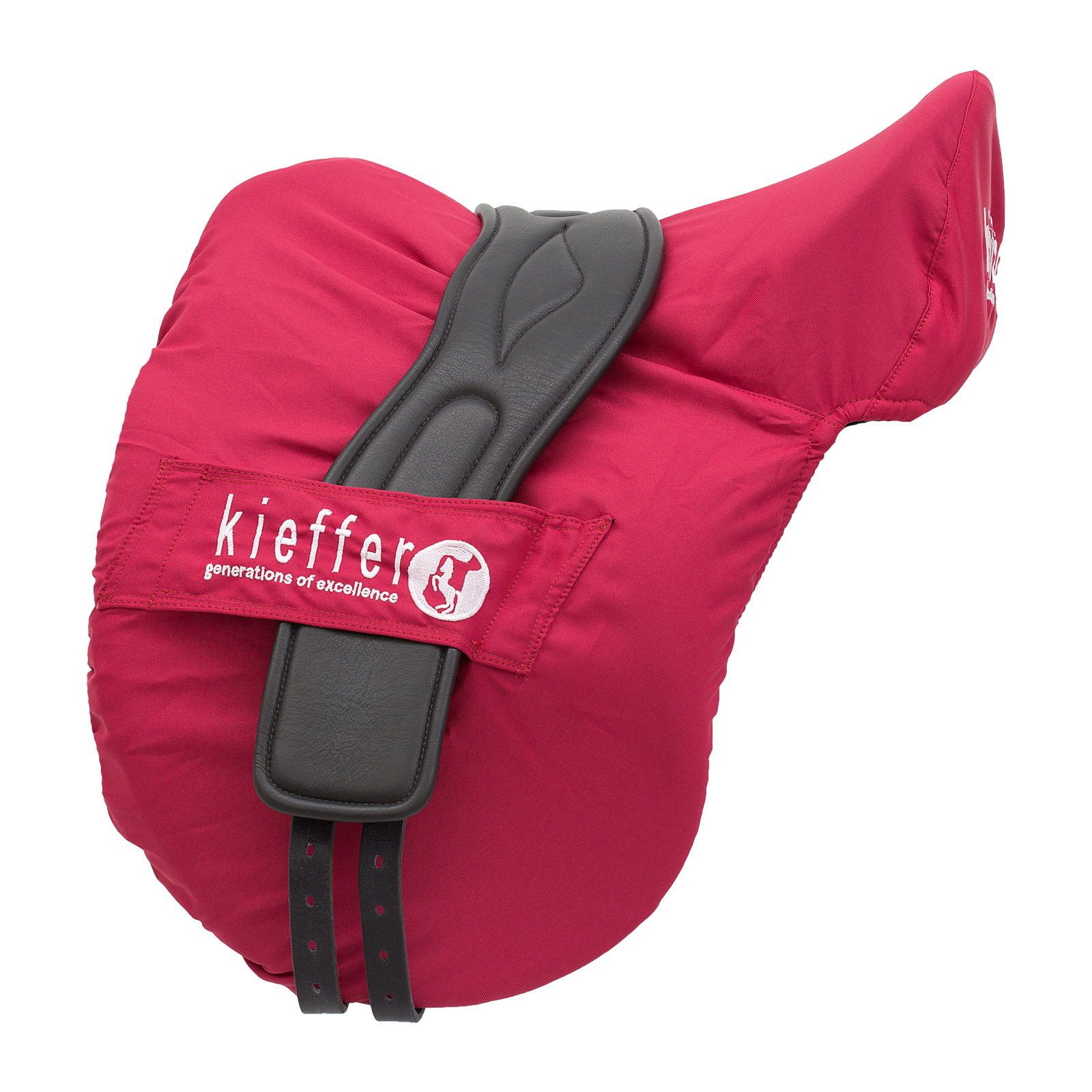 Kieffer Sattelüberzug Comfort Nylon mit Fleecefutter, rot