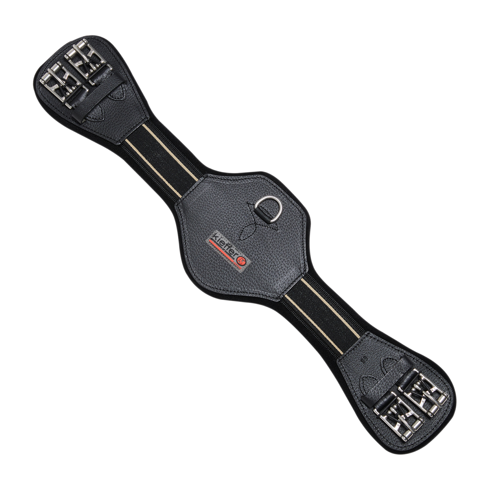 Kieffer Sattelgurt EquiConnect, schwarz