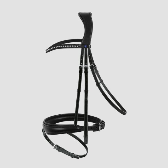 Passier Trense Spirit Blu englisches Reithalfter, schwarz-messing