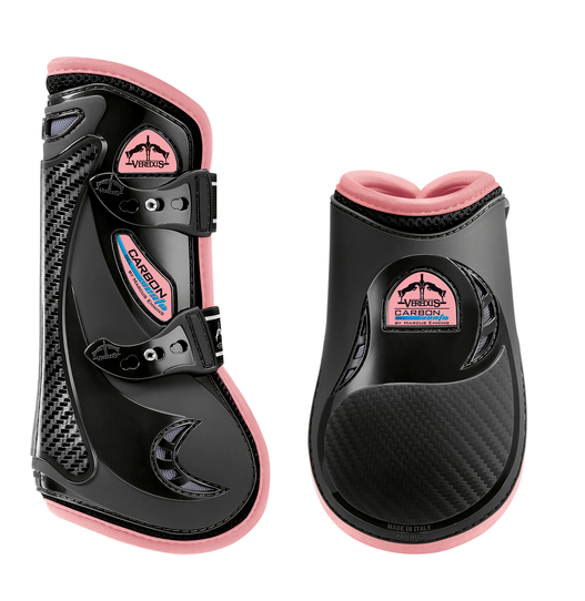 Veredus Carbon Gel Vento Gamasche hinten, schwarz/pink