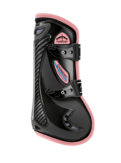 Veredus Carbon Gel Vento Gamasche vorne, schwarz/pink