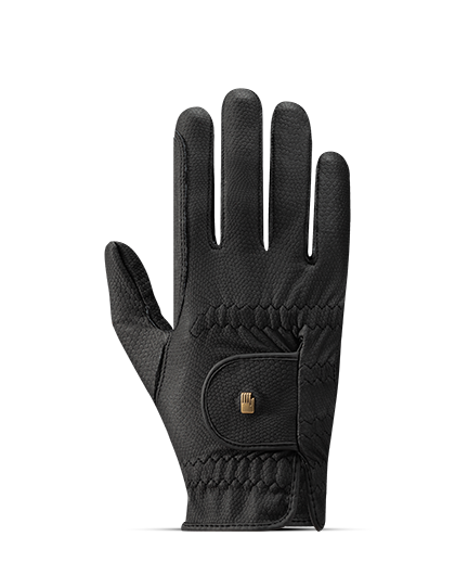 Roeckl Reit Kids Grip Junior Handschuh schwarz