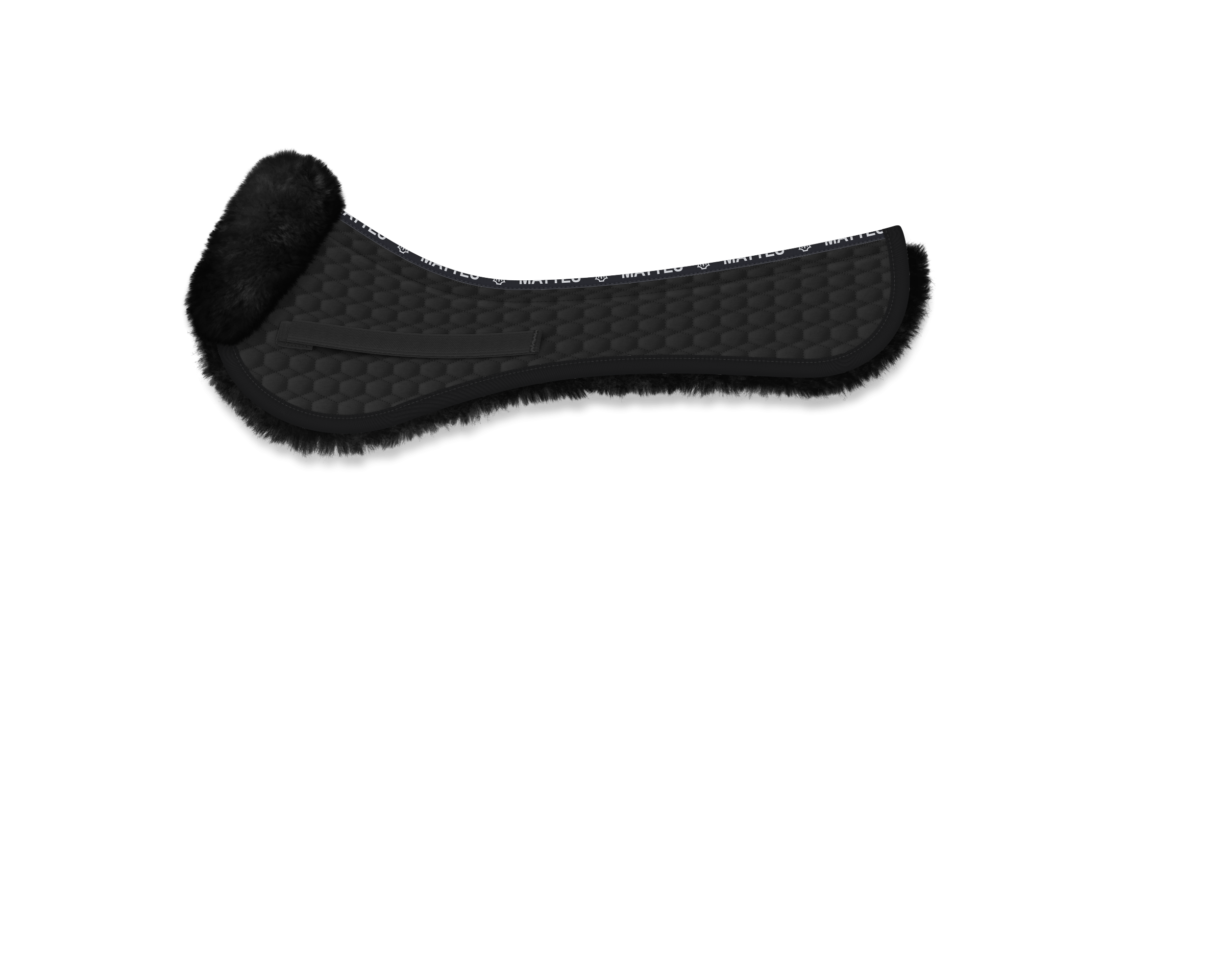 Mattes LF Pad Rand vorne, schwarz-schwarz