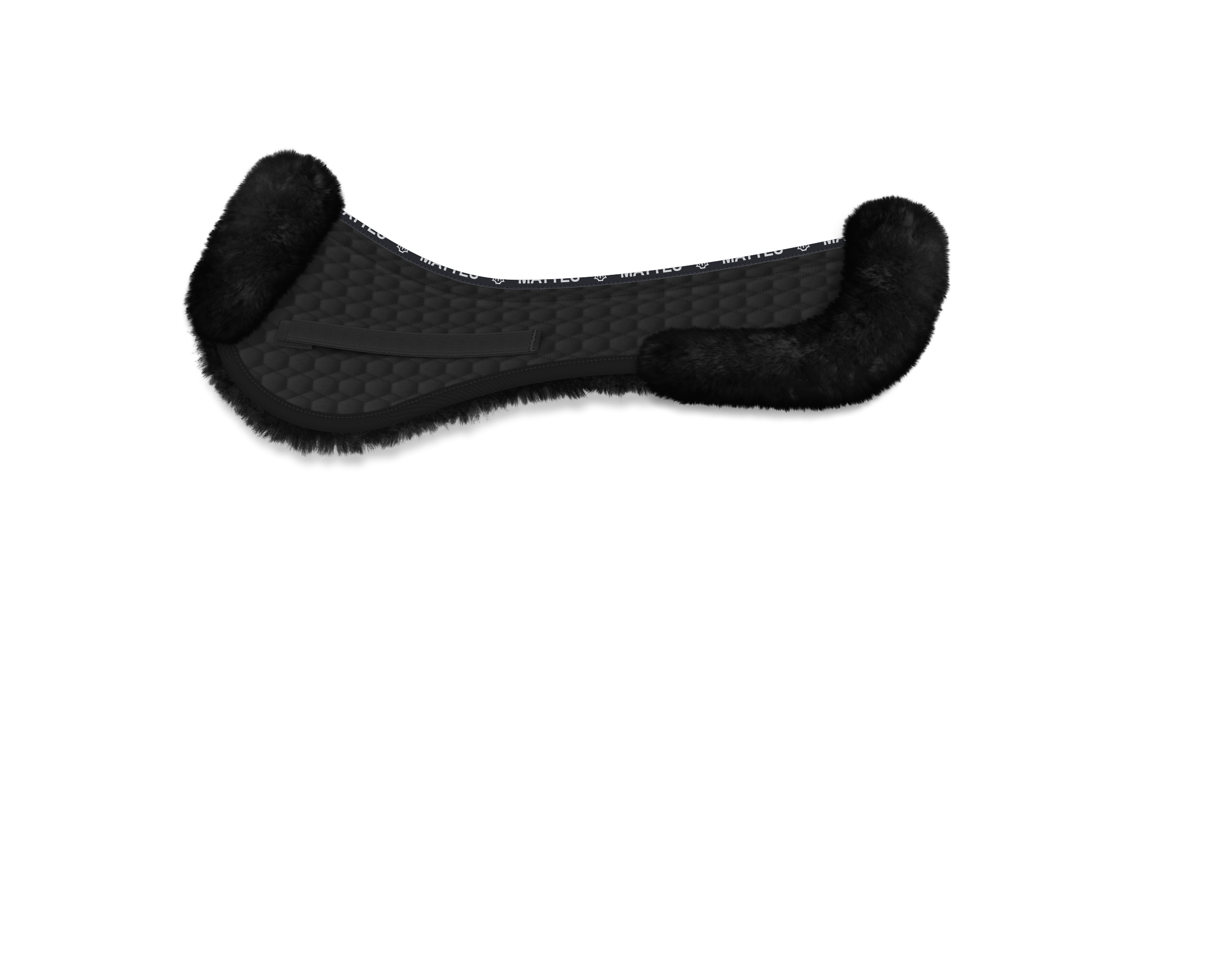 Mattes LF Pad Rand vorne und hinten, schwarz