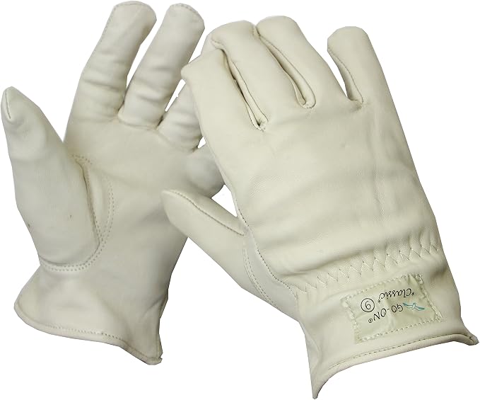 GO-ON Winter Handschuhe Leder natur