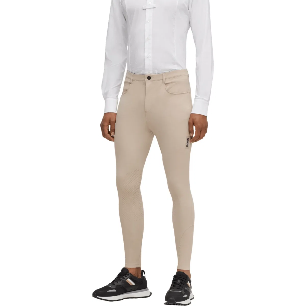 Boss Equestrian Herren Reithose Jim Full Grip, beige