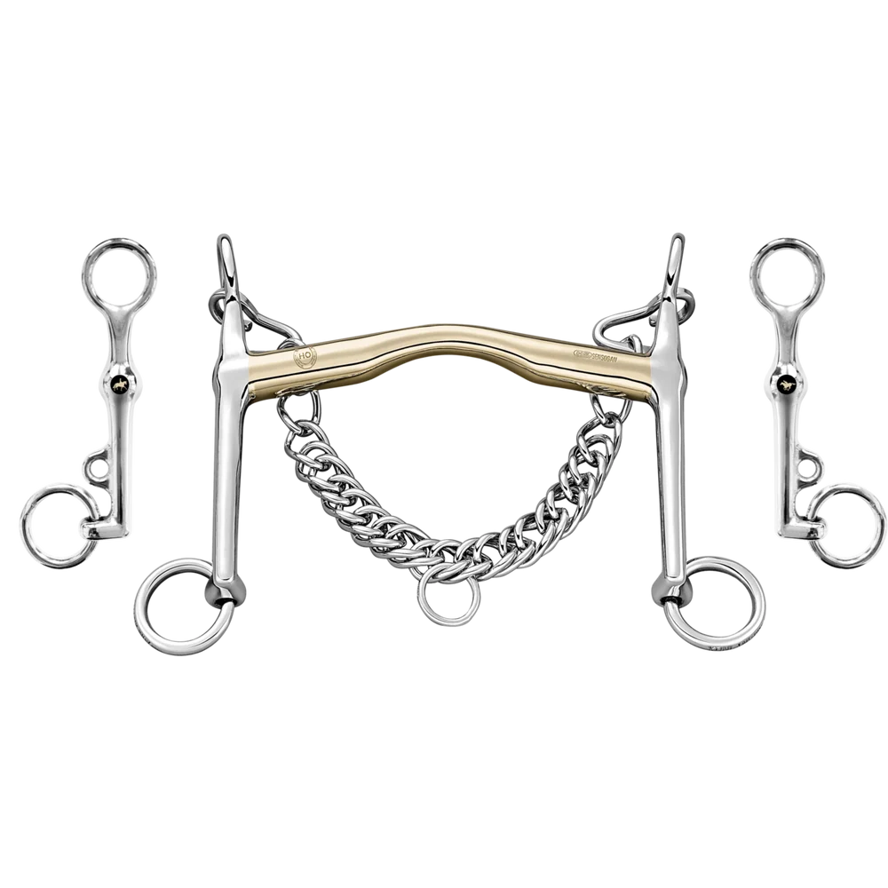 Sprenger HO Curb Bit Ingrid Klimke Long Cheeks 14mm Sensogan