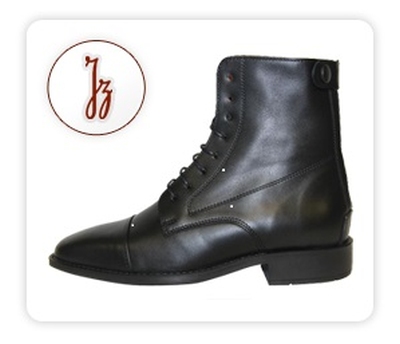 JZ Reitstiefelette Aachen RV+Schnürung Leder