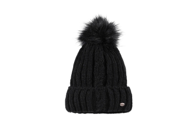 Pikeur Mütze mit Bommel/Zopf black