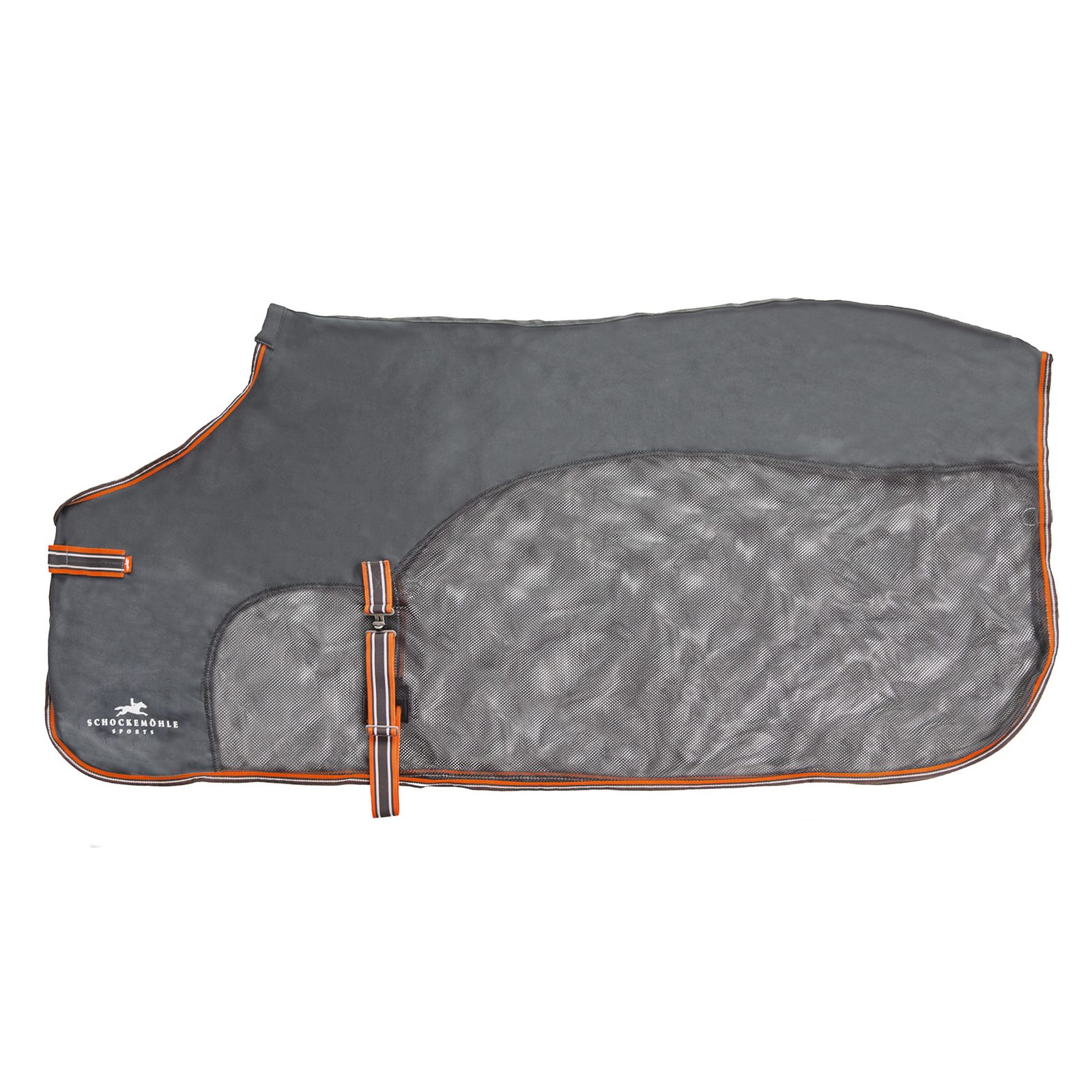 Schockemöhle Fliegendecke grey-orange