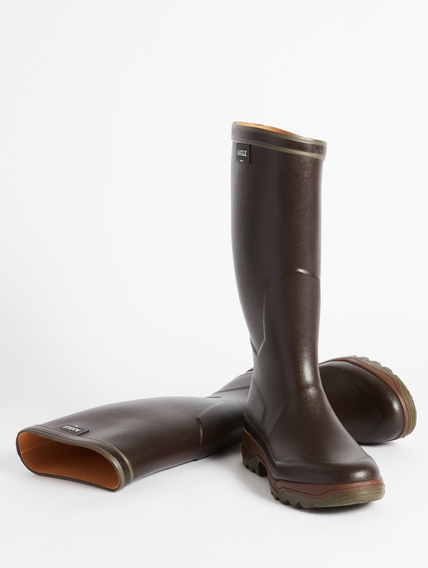 Aigle Parcours 2 Gummistiefel braun/brun