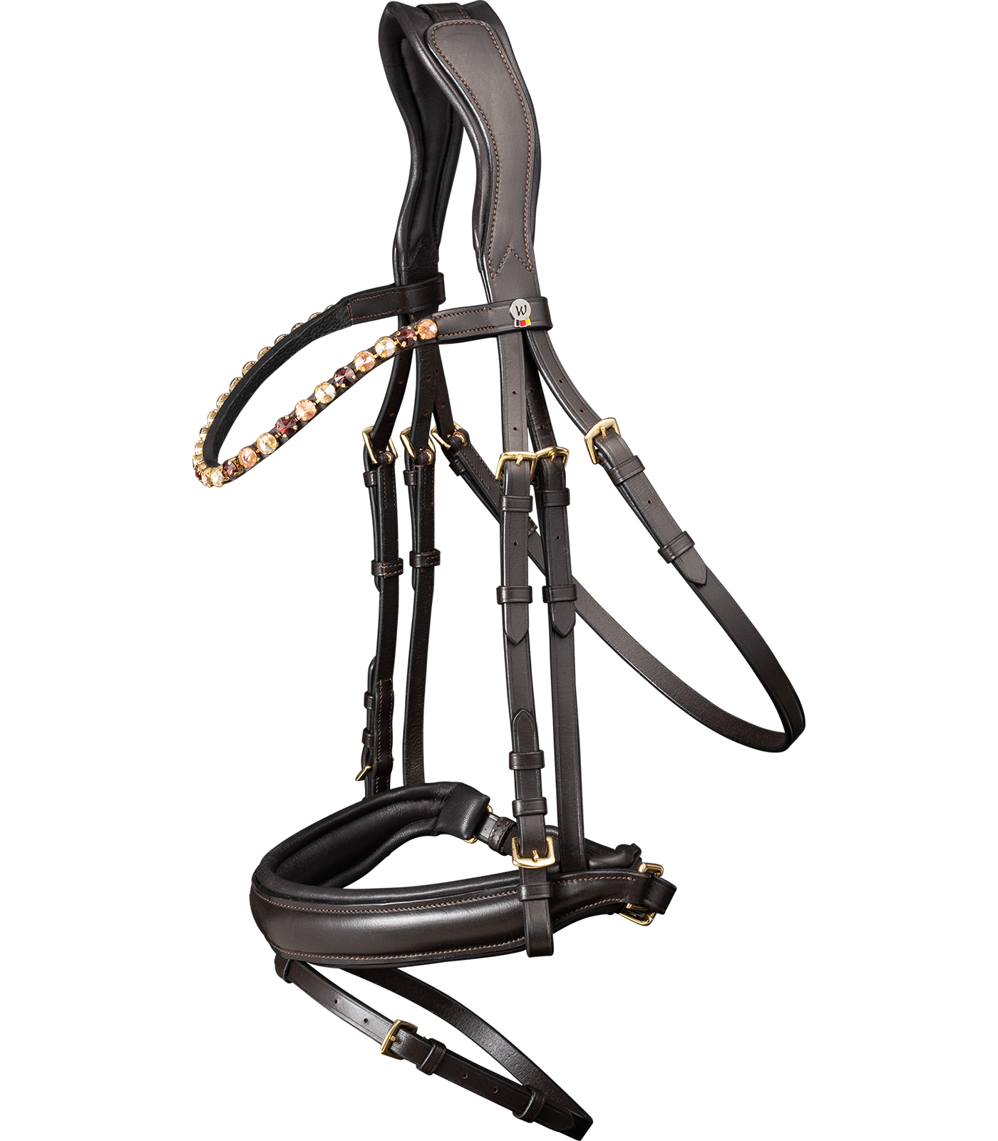 Trensenzaum X-Line Goldheart englisch Waldhausen
