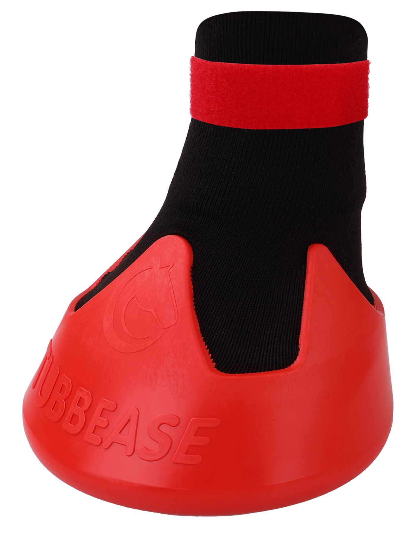 Tubbease 145 mm, rot, Behandlungsschuh f. Pferdehufe