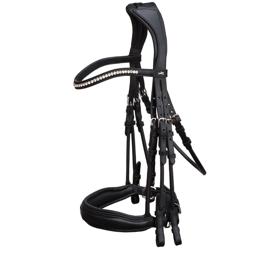 Schockemöhle Kandare Venice black/silver