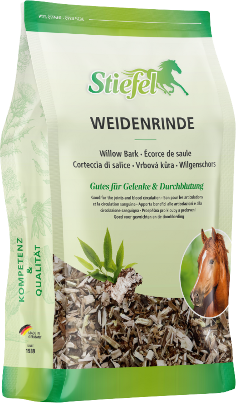 Stiefel Weidenrinde