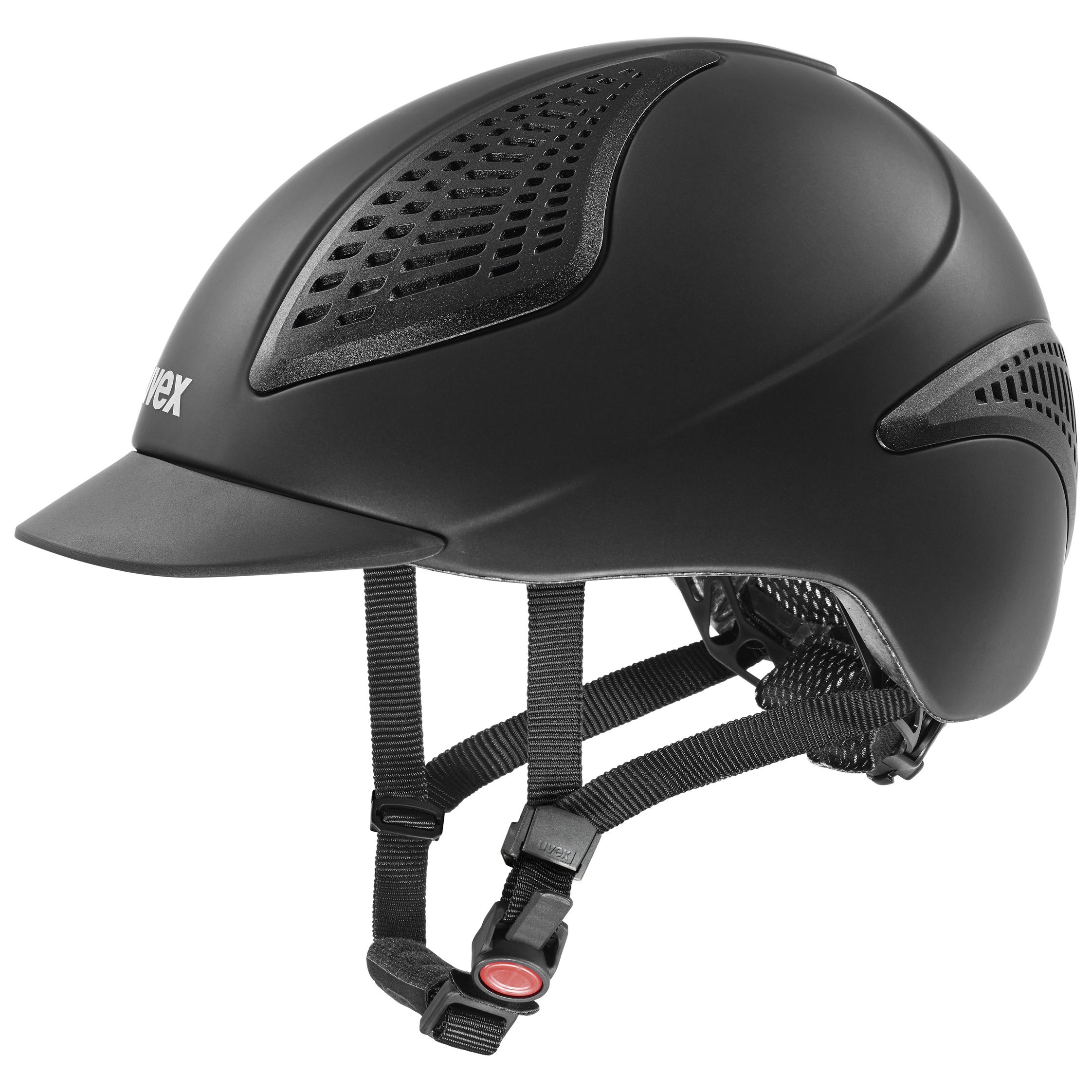 Uvex Exxential 3 Reithelm black mat