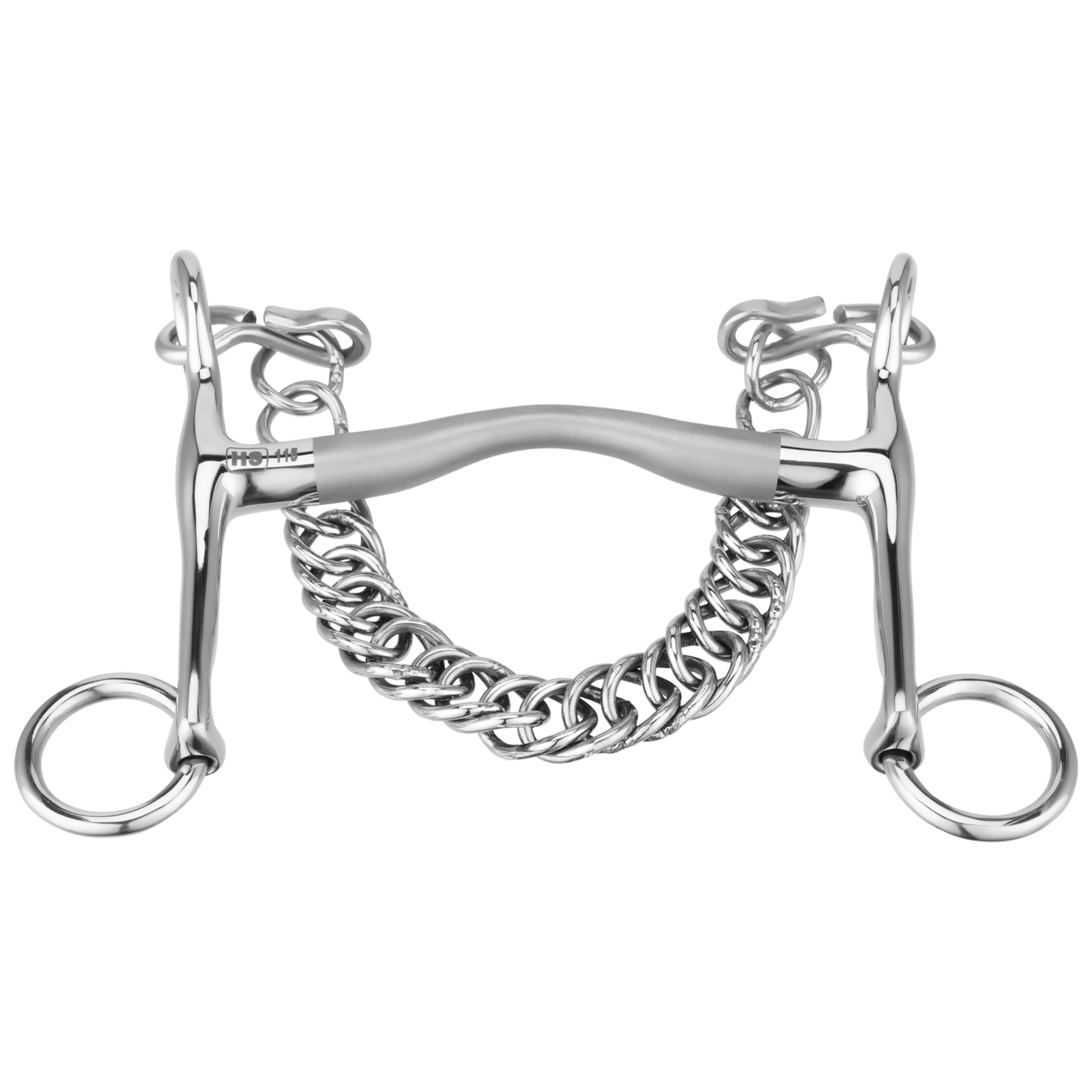 Sprenger Satinox Kandare kurze Anzüge 14mm Edelstahl