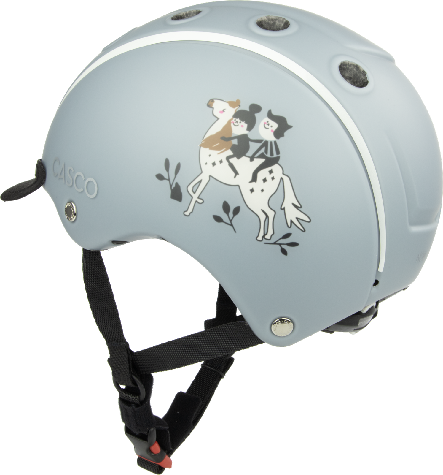 Casco Kinder Reithelm Nori Trail of Tales grey