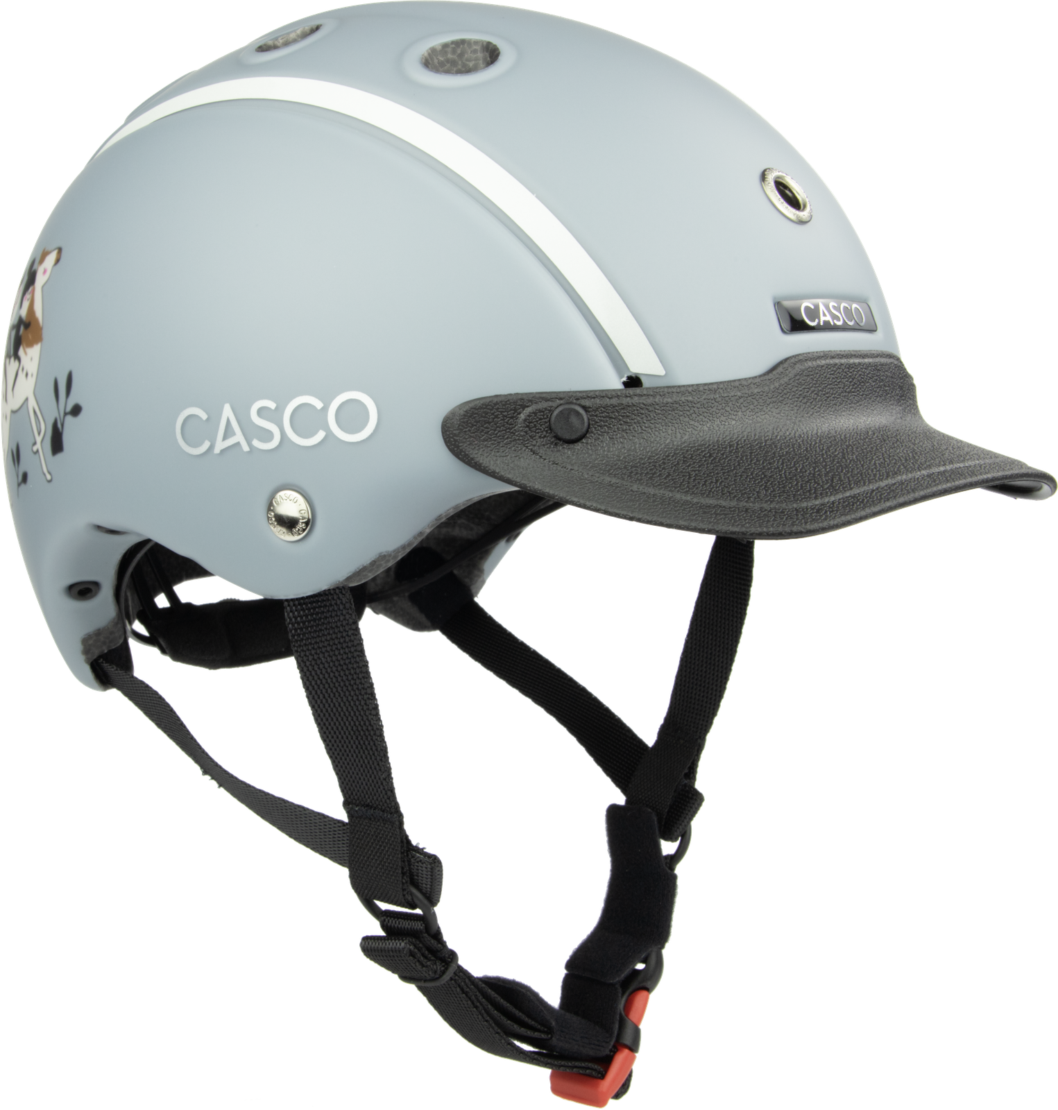 Casco Kinder Reithelm Nori Trail of Tales grey