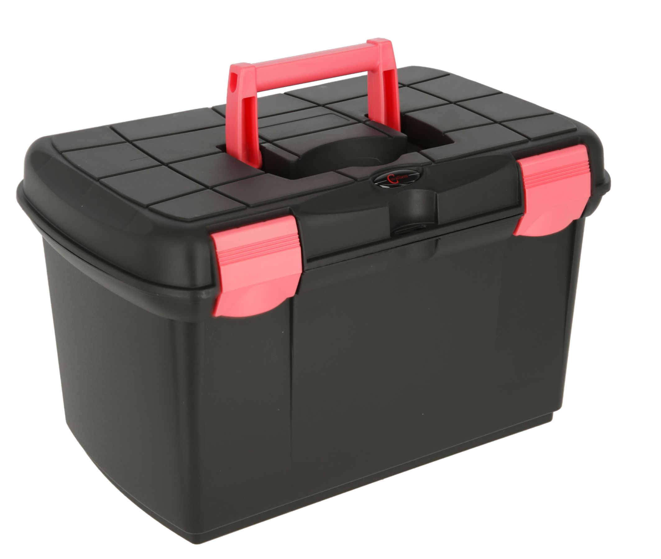 Putzbox Arrezzo schw./fuchsia mit herausnehmbaren Einsatz
