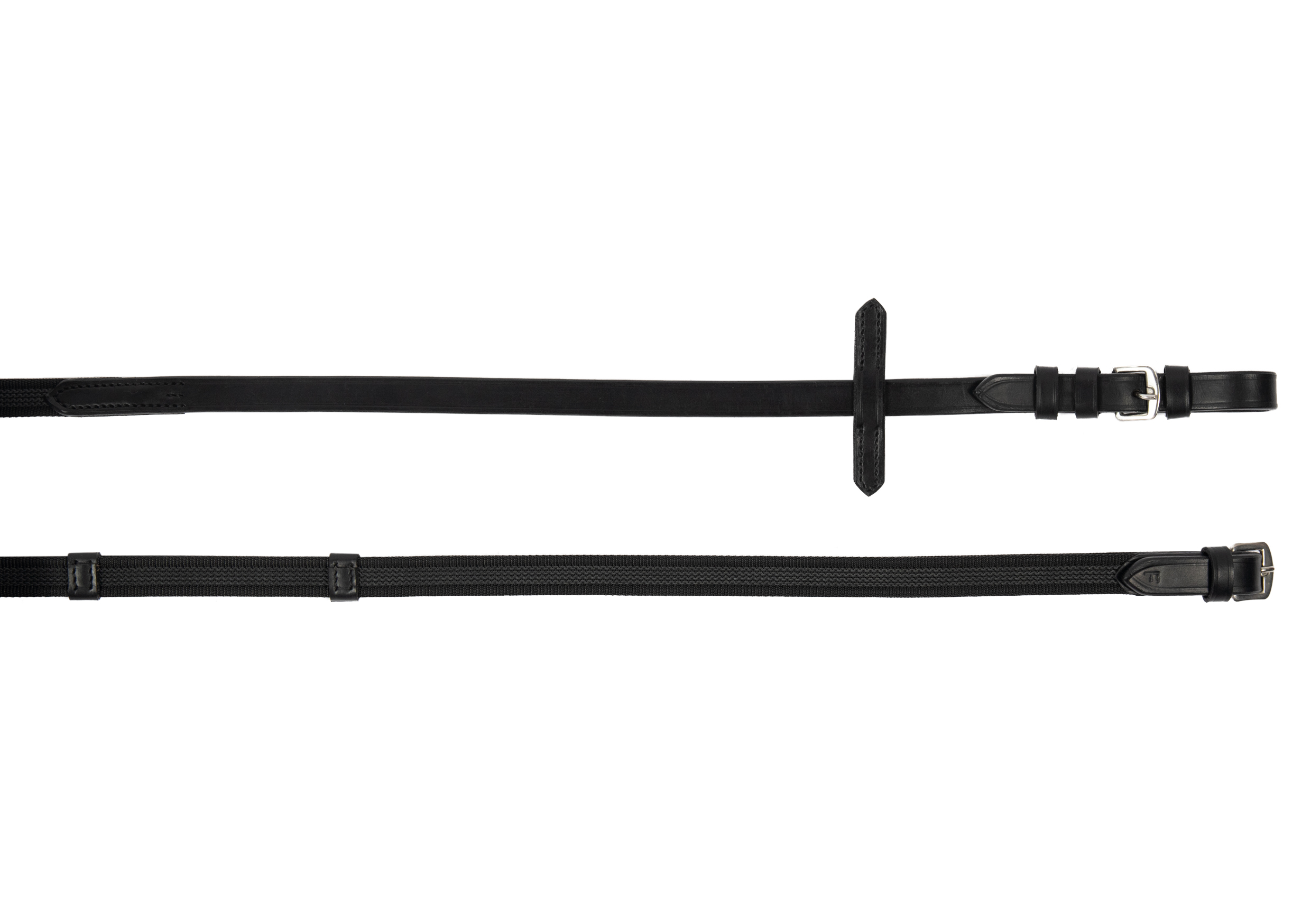 Zügel feingummiert 15mm mit Stopper