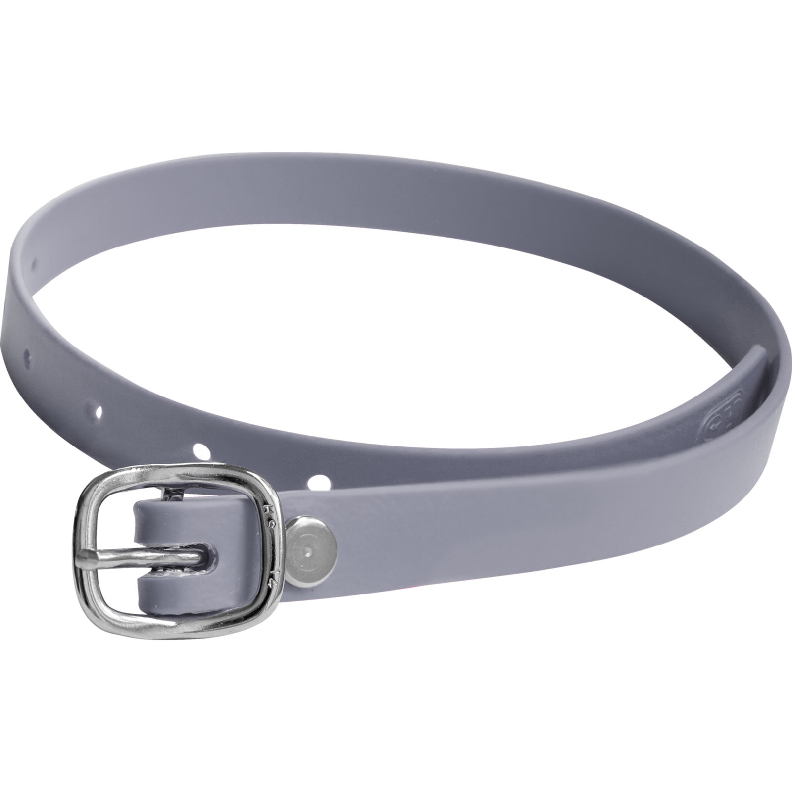 SPORENRIEMEN BIOTHANE GRAU 45CM, SCHNALLE STAHL VCR.