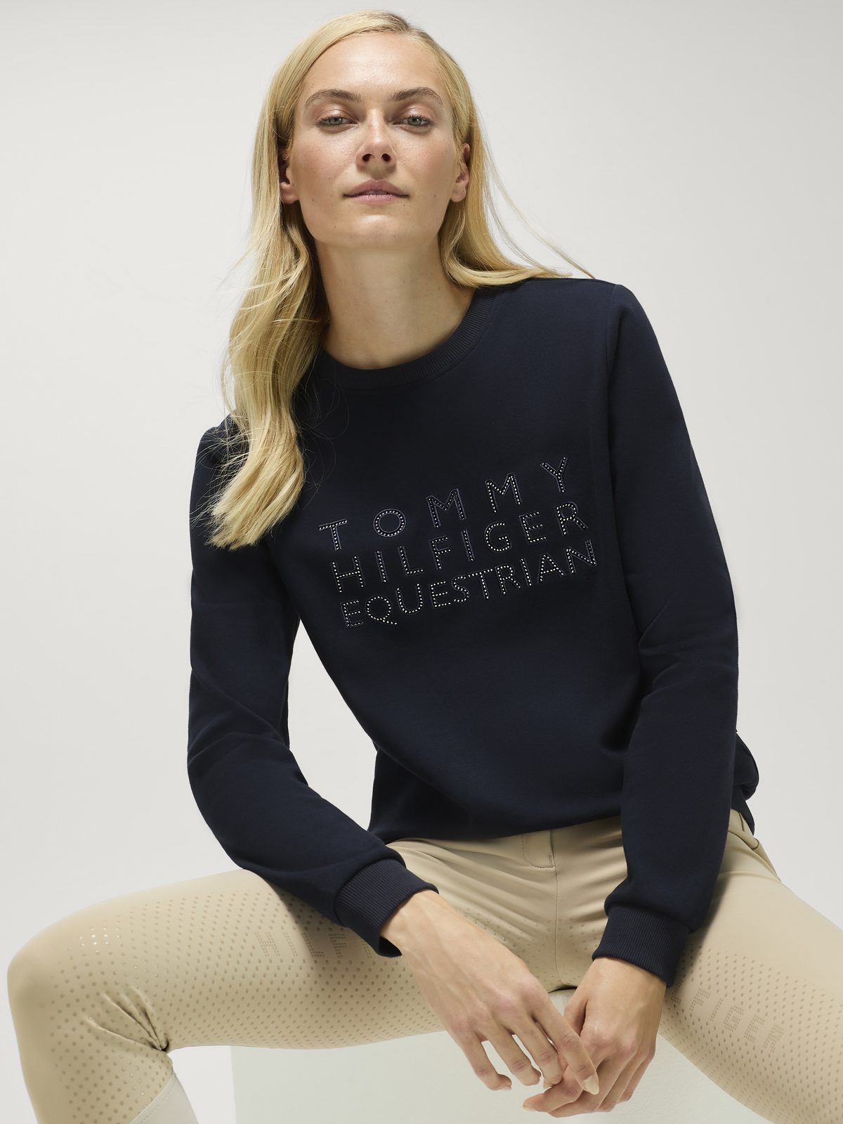 Tommy Hilfiger Equestrian Sweatshirt Belair Rhinestone